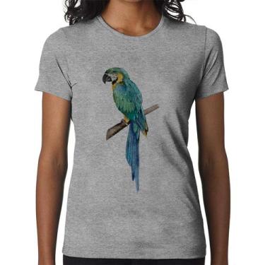 Imagem de Baby Look Arara Azul - Foca na Moda, Cinza, M