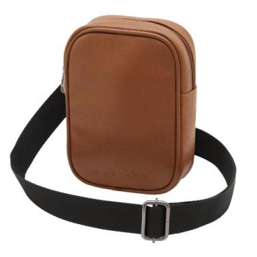 Imagem de Bolsa Crossbody de Couro Mariart Lolla, Camel