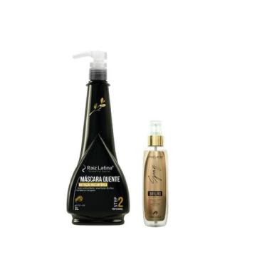 Imagem de Kit Máscara quente finalizador Òleo de açai Raiz Latina