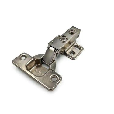 Imagem de Dobradiça pop com amortecedor reta calço fixo 35mm - Renna