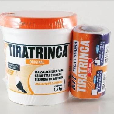 Imagem de Kit 5ml tela tiratrinca (10cmx3cmx5ml) + 1 un massa Tiratrinca 1,9kg