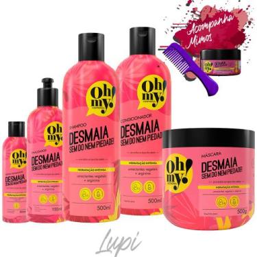Imagem de Kit Oh My Desmaia Sem Dó E Nem Piedade 500ml 5 Itens - Oh My!