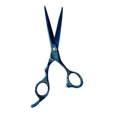 Imagem de Tesoura Profissional Fio Navalha 6.0 - Mofashi, Azul escuro