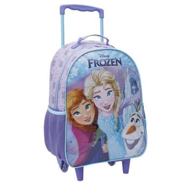 Imagem de Mochila Infantil Escolar Frozen Princesa Disney Mala Rodinha - Xeryus,