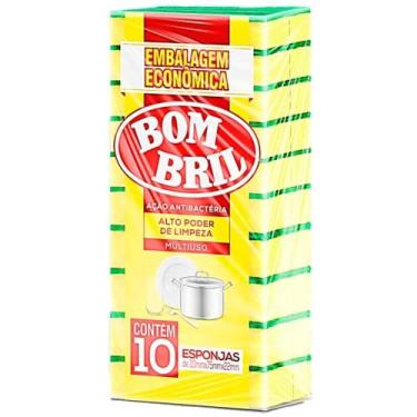 Imagem de Esponja Bombril Multiuso - Embalagem com 10 Unidades
