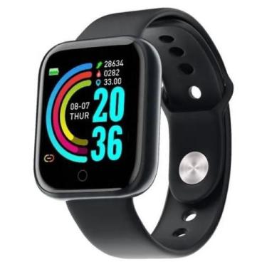 Imagem de Smart Watch Y68 D20 Preto Relógio Inteligente Br Barato Envio Já - SVD