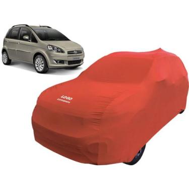 Imagem de Capa De Carro Capa Protetora Para Carros Fiat Idea - Mz, Vermelha