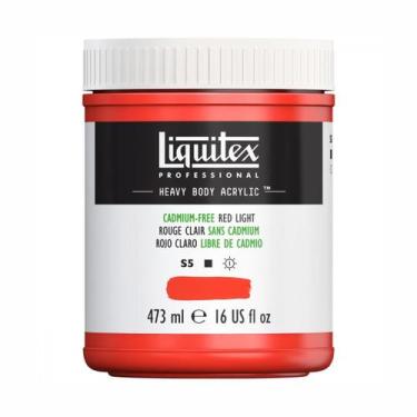 Imagem de Tinta Acrílica Liquitex Heavy Body 893 Cadmium Free Red Light 473ml