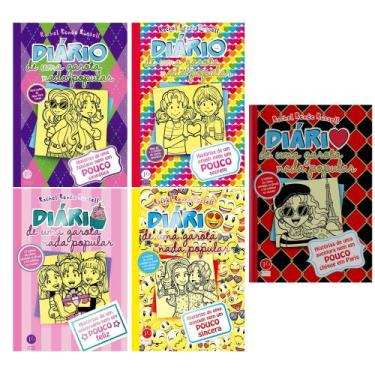 Imagem de Kit Diário De Uma Garota Nada Popular 11, 12, 13, 14 E 15 - Vérus