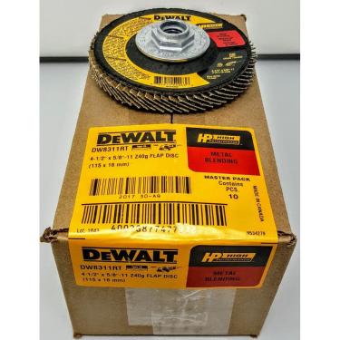 Imagem de Disco de aba DEWALT DW8311RT de alto desempenho, granulação 40 (pacote com 10)