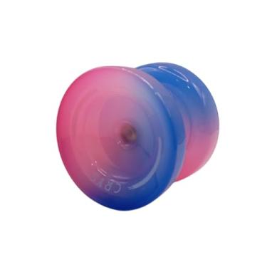 Imagem de Ioiô Profissional MagicYoyo K2 Cristal Opaco com Rolamento Alta Performance e Precisão (Rosa e Azul)