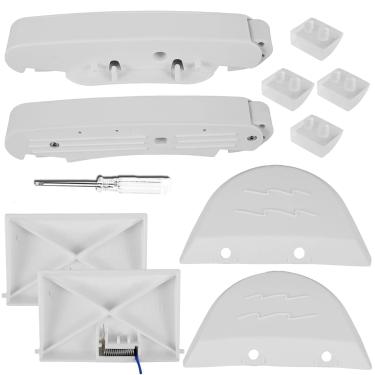Imagem de Kit de peças de limpador de piscina compatível com aspirador de pó Hayward, peças Hayward Navigator com oscilações de cápsula AXV417WHP, molduras dianteiras e traseiras AXV604WHP, abas AXV434WHP,