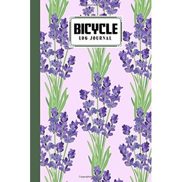 Imagem de Bicycle Log Journal: Cycling Logbook Lavender Floral Cover, Bike Riding, Bicycle Lovers, Log Book to keep track of daily Biking Training | 120 Pages, Size 6" x 9" | by Irmtraut Wunderlich