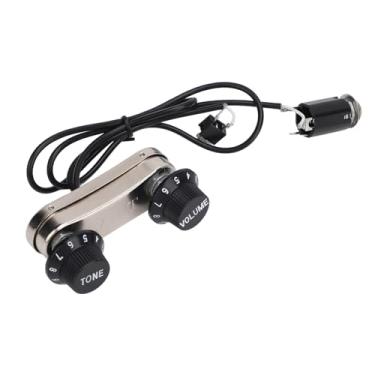 Imagem de Conjunto de Ponte Transdutor Piezo para Captador de Violino Elétrico, Botão de Volume de Violino, Amplifica Seu Violino Elétrico Feito para Captador de Botão de Tom