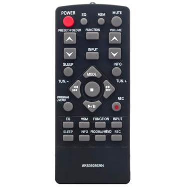 Imagem de AKB36086204 Controle remoto de substituição compatível com LG Mini Hi-Fi System MCS23F MCD23 MCD23-D0U MCD23U Sub AKB36086201 AKB36086202 AKB36086203 AKB36086204 AKB360086204 86206