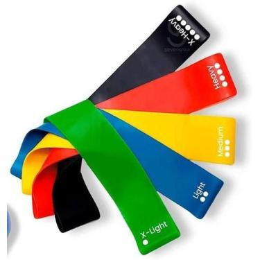 Imagem de Kit Faixa Elástica Thera Band - Fisioterapia e Pilates - Sweet Home