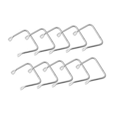 Imagem de DimyFew 10 peças alça de bandeja de servir placa cozida alças acessórios de panela gaveta cozinha pote apertos alça de panela de frutos do mar, L