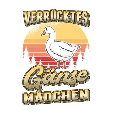 Imagem de Ganszüchter Notizbuch: Verrücktes Gänse Mädchen Gans Gänsezüchter / 6x9 Zoll / 120 gepunktete Seiten