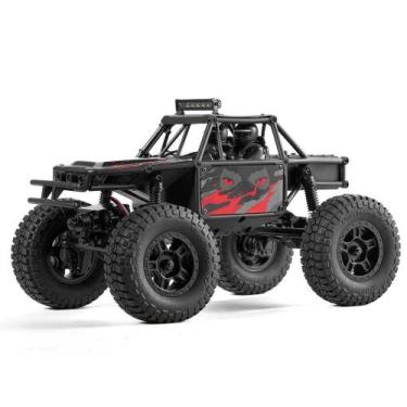 Imagem de Automodelo Off Road FMS 1/24 FCX24 Lemur RTR RED Completo, Preto, Verm