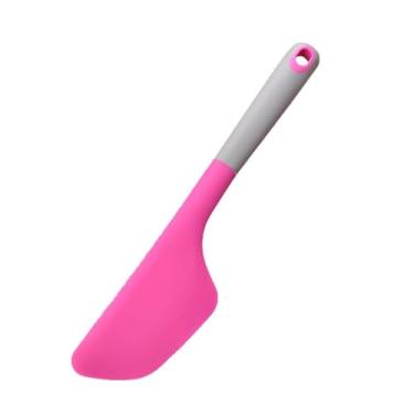 Imagem de Espátula grande contrastante de silicone para assar, para bolo, creme