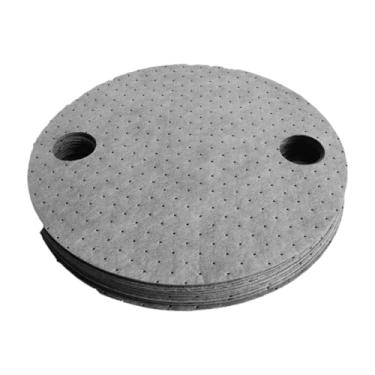 Imagem de Ioensy 5 peças almofada absorvente de óleo sucção algodão substituição redonda esteira derramamento de óleo para restaurante cozinha casa gama capa