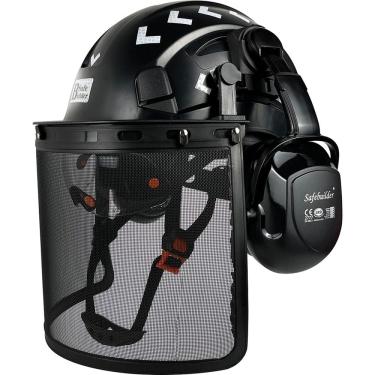 Imagem de Capacete de segurança florestal SAFEBUILDER com viseira Face Shield