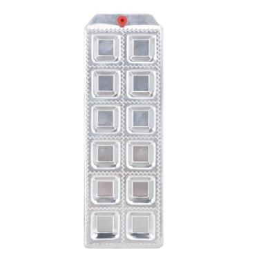 Imagem de 12 Buracos Fabricantes de Bolinhos Quadrados, Bandeja Multifuncional de Macarrão de Liga de Alumínio Com Formas Uniformes, Ideal para Cozinhas Domésticas, Restaurantes