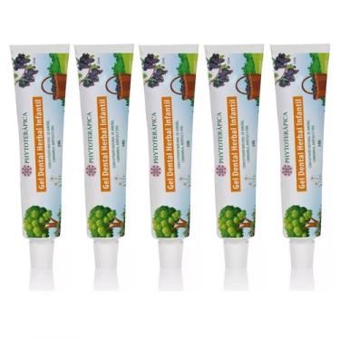 Imagem de 5X Gel Dental Herbal Infantil sem Flúor - Phytoterapica - phytoterÁpic