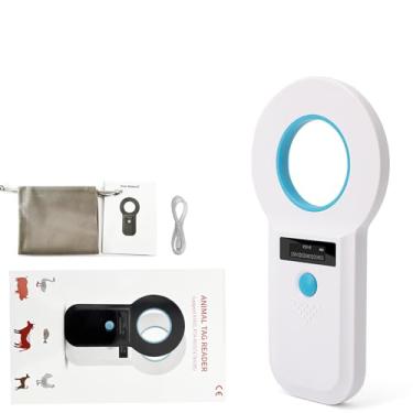 Imagem de Tormete Scanner de microchip RFID para animais de estimação: leitor de microchip EMID recarregável de 134,2 kHz 125 kHz 15 dígitos para animais de estimação/animais de estimação/porcos/cães/gatos