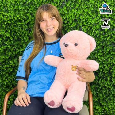 Imagem de Urso de Pelúcia HugBear 55cm  Super Fofo, Macio e com Zíper - Toy king