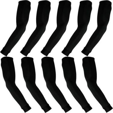 Imagem de Kit 5 pares de manguitos com proteção UV50+ - EX311, Preto, G
