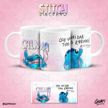 Imagem de Caneca do Stitch Sincero frases que toda pessoa irônica tem! - Pammy S