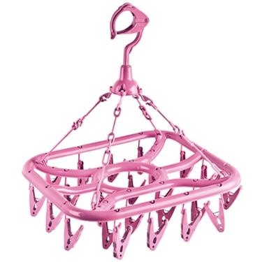 Imagem de Varal de Pendurar Quadrado de Plástico com 24 Prendedores