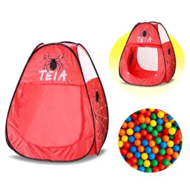 Imagem de Toca Iglu Barraca Cabana Infantil 50 Bolinhas Colorida - STORE SHARK