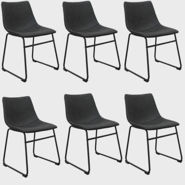 Imagem de Conjunto com 6 Cadeiras para Sala de Jantar Bruna
