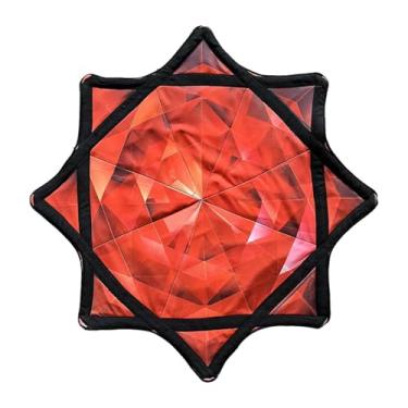 Imagem de Amagogo Fluxo de 24,41 ”de diâmetro, clássico leve, desafiador para iniciantes, brinquedo de fluxo rotativo de acessórios de dança divertido, Style C