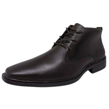 Imagem de Bota Coturno Masculino Paris Couro Conforto Ferracini, Tabaco, 41