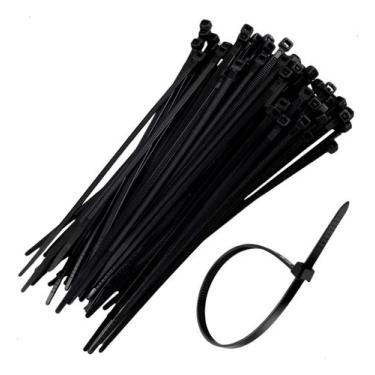Imagem de Cinta Fita Plástica Abraçadeira Nylon100pcs Varios Tamanhos - Kala, 3,
