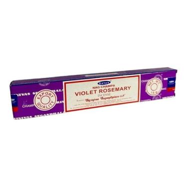 Imagem de Incenso Alecrim Massala Violet Rosemary Satya Caixa 12 c Var - Lua Mís
