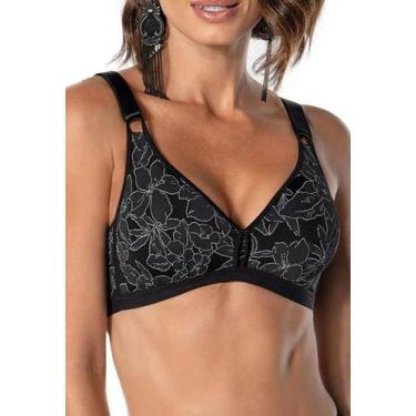 Imagem de Sutiã Sustentação Olimpo Anizete Demillus 61741 Taça B, Preto, 46