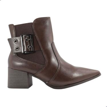 Imagem de Bota Ramarim  Cano Curto Marrom