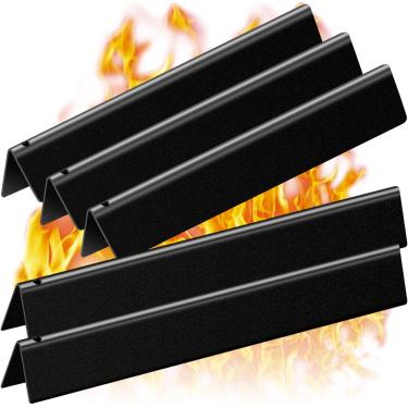 Imagem de Barras aromatizadoras de 57 cm para peças de grelha Weber Genesis Silver B/C, peças de grelha Genesis Gold B/C, Spirit 300 E310 E330 S310 S330, peças de reposição para Weber 7536 7537 65903, 5 peças