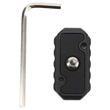 Imagem de Mbeysaq Placa de liberação rápida de liga de alumínio para base de grampo Chute & Arca, suporte de tripé universal para câmeras SLR