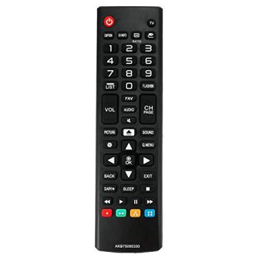 Imagem de AKB75095330 Controle remoto de substituição adequado para LG TV 24LH4830 32LJ500-UBLED 43LJ5000 32LJ500B-UB 32LJ500B 43LJ500M 28LJ400B 43LJ5000-UB 28LJ5000-UB MT42DF 24LH4830-PU 28LJ430B 28LJ400B-PU