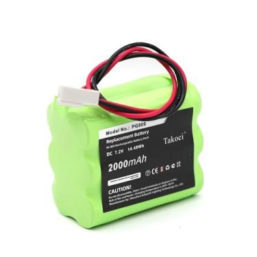 Imagem de TAKOCI Bateria de substituição compatível com o painel de controle ESP Infinite Prime, serve no número de peça 11AAAH6YMX, GP150AAM6YMX, GP220AAM6YMX, INF-BATPNL, PG800, 7,2V 2000mAh / 14,40Wh