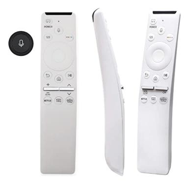 Imagem de Beyution Controle remoto de voz de substituição BN59-01330H adequado para Samsung Smart TV QN32LS03TBF QN43LS03TAF QN50LS03TAF QN65LS03TAF QN75LS03TAF QN32LS03TBFXZA QN43LS03TAFXZA QN50LS03TAFXZA FXZA