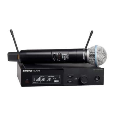 Imagem de Shure SLXD24/B58 Sistema de microfone sem fio com microfone vocal portátil BETA58A, SLXD24/B58-H55