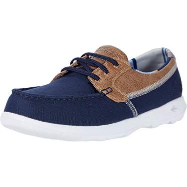 Imagem de Skechers Tênis feminino Go Walk Lite Playa Vista, Azul marino, 38
