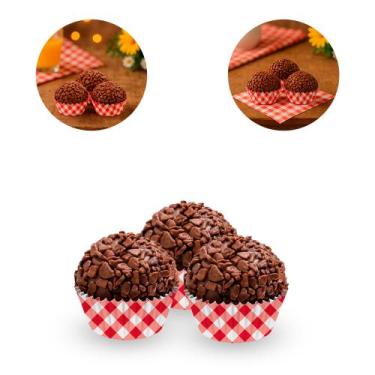 Imagem de 100 Forminhas para doces N5 Decoração Arraia Festa Junina - Regina fes