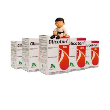 Imagem de Kit 5 Glicoton B12 500ml Suplemento Repositor - 000368